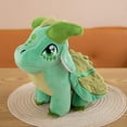 thumbnail image 5 of Fedpow Wings of Fire Dragon Wings Dragon Plush Toy Wings Unicorn Stuffed Animals Pterosaur Plush Flying Dragon Pillow Flying Uincorn Plushies Gifts for Fans Kids Boys Girls (Green), 5 of 8