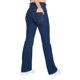 thumbnail image 3 of Jeans Acampanados Mujer Con Cinturon Básicos Casuales azul 11 INCÃGNITA 110126, 3 of 5