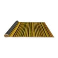 thumbnail image 2 of Ahgly Company Indoor Round Abstract Yellow Modern Area Rugs, 4' Round, 2 of 4