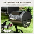 thumbnail image 6 of Alpha Joy Heavy Duty BBQ Charcoal Grill with Offset Smoker Overlarge 941 sq.in. Cooking Area, 6 of 10