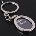 thumbnail image 1 of CHUANK Creative Mini Heart Square Round Oval Insert Photo Frame Rotary Keychain Keyring, 1 of 8