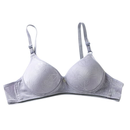 

Honeeladyy Sales Women s Bra Soild Wire Free Underwear One-Piece Bra Everyday Small Cup Underwear