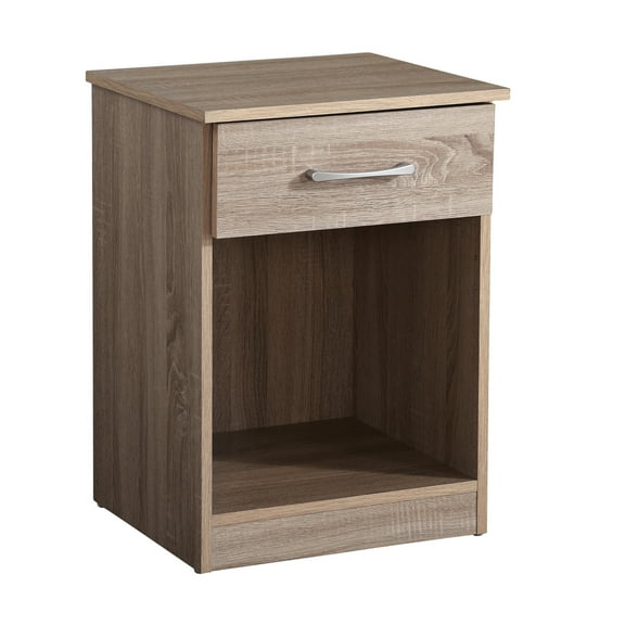 HomeStock Coastal Cool Nightstand , Sandle Wood