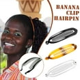 thumbnail image 2 of Banana Hair Clip Barley Twist Comb Clamp Grip Slide Banana Fish xp 15CM A9J0, 2 of 9