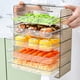thumbnail image 1 of Plato de acompañamiento transparente de múltiples capas para almacenamiento en la cocina del hogar, plato de preparación de verduras para olla caliente, bandeja de plástico para colgar en la, 1 of 7