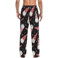 thumbnail image 2 of GZHJMY Christmas Pajama Pants for Men, Lounge Pants Lightweight Men Pajama Bottoms with Drawstring Pockets, Christmas New Year Birthday Gifts, Large, 2 of 6