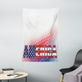 thumbnail image 1 of American Decor Tapestry, USA Flag with Stars Background Illustration Freedom Independence Liberty, Wall Hanging for Bedroom Living Room Dorm Decor, 40W X 60L Inches, Red Blue White, by Ambesonne, 1 of 2