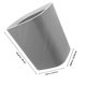 thumbnail image 2 of unbranded Rectangular De Basura Para Uso Doméstico Con Aro Prensador Para Fácil Cambio De Bolsa, 2 of 8