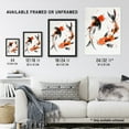 thumbnail image 3 of Artery8 Two Japanese Koi Carp Fish Bright Watercolour Living Room Extra Large XL Wall Art Poster Print, 3 of 3