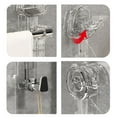 thumbnail image 5 of GUANGHONG Sturdy and Space Saving Suction Cup Double Pole Hanging Towel Rack for Bathrooms and Kitchens Easy Installation Strong Adhesion and Versatile Use, 5 of 5
