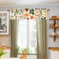 thumbnail image 3 of Yayeee Window Valance for Kitchen Farmhouse Rod Pocket Leaves Pattern Short Curtain for Living Room, 3 of 6