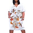 thumbnail image 1 of Audubon's Mangrove Hummingbird vestido suelto con bolsillo vestidos de verano para mujer vestido de fiesta 2025, 1 of 6