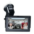 thumbnail image 4 of Kisdream Baby Car Mirror 1080P 4.3 Inch Night Vision  Wide Safety Car Seat Clear View Adjustable Angle Length 5M Long Cable,Black, 4 of 10