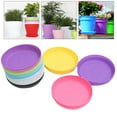 thumbnail image 3 of Yuangui 20pcs Succulent Plant Pot Saucer Round Tray Flowerpot Plate (Random Color), 3 of 10
