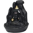 thumbnail image 3 of Handmade Incense Holder Decorative Diamond Smoke Backflow Statue Cone Incense Burner (Adiyogi Design 3), 3 of 4