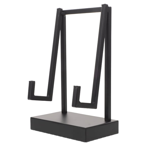UEETEK Black Metal Display Easel Stand for Home Tabletop Display of Books Plates Frames