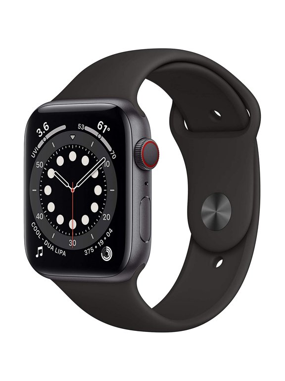 Restored Apple Watch Series 6 GPS+ Cellular - 40mm - Space Gray Case + Black Sport Band