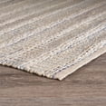 thumbnail image 6 of Laddha Home Designs 7.75' x 9.75' Blue and Beige Braided Hand Loomed Rectangular Area Throw Rug, 6 of 8