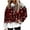 #0407-Red, variant on Uootdi Christmas Hoodies for Women Fleece Christmas Gift Classic Print Long Sleeve Sweatshirt Baggy Drawstring Pullover Winte r Warm Sweaters with Pocket