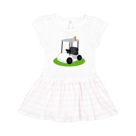 

Inktastic Golf Cart Golfing Gift Toddler Girl Dress