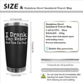 thumbnail image 3 of Meaningful Gifts for Dad Who Has Everything,I Drank Tap Water And Now I''m Gay 20oz Dad Tumbler Insulated Tumbler With Straw, Best Gift Ideas for Men Husband Dads, 3 of 6