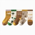 thumbnail image 4 of Kids Crew Socks Boys Girls Socks Casual Dress Cotton Socks for Kids Cute Socks 2T 3T 4T 5T 6T 7T 8T 9T 10T 11T 12T Kids,Multipack, 4 of 4
