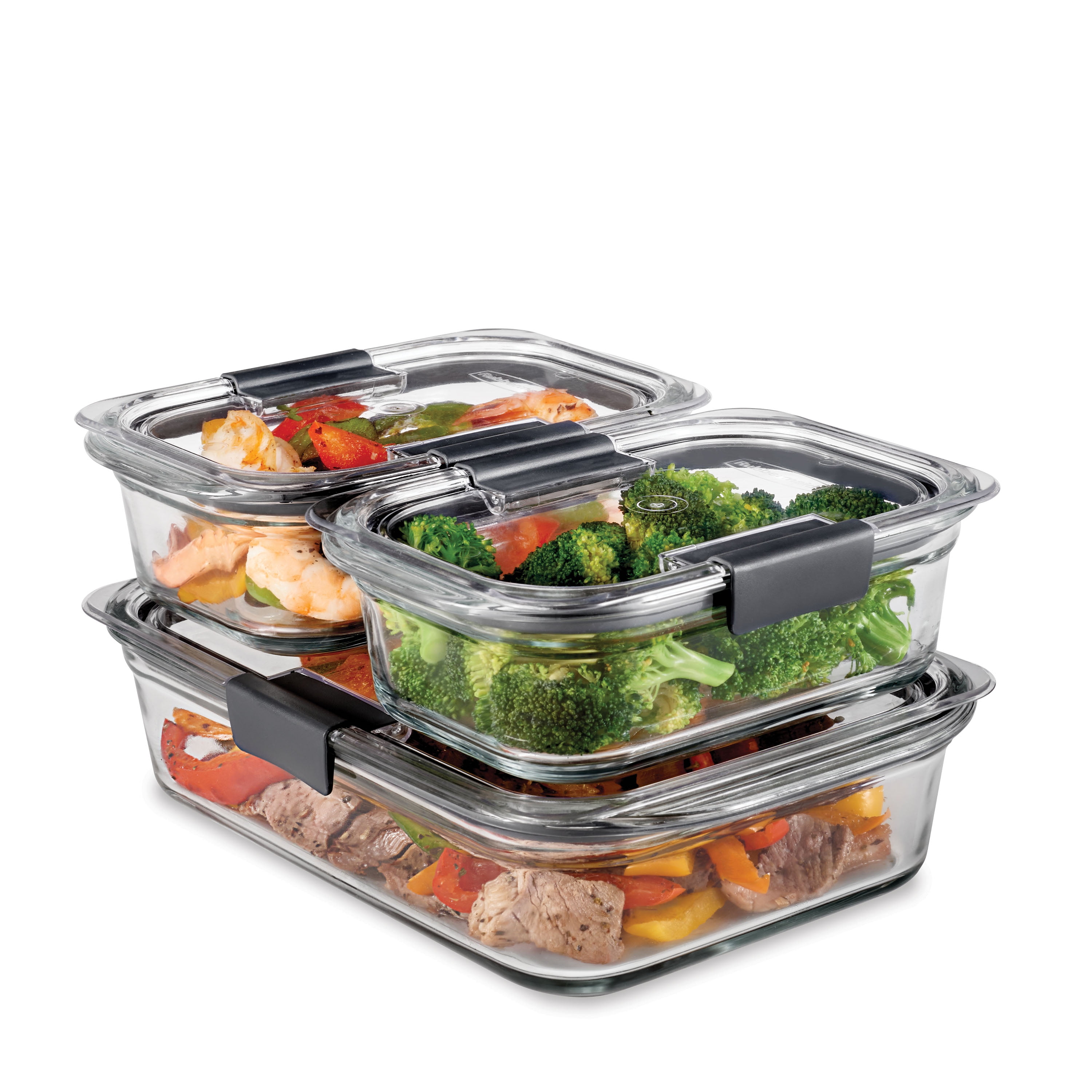 BPA Free Containers Rubbermaid Brilliance Glass Food Storage Containers