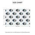 thumbnail image 4 of Placemats Set Of 4 / 6, Blue Swimming Fish Placemats For Dining Table Indoor/Outdoors Heat Resistant Washable Placemats 18" X 12", 4 of 8