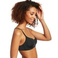 thumbnail image 2 of Maidenform Pure Comfort Modern Scoopneck Wireless Bra Black XL Women's, 2 of 6