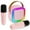 Pink, variant on Zsiparty Upgraded Mini Karaoke Machine for Kids, Portable Bluetooth Wireless Speaker with 2 Mics (Purple), Birthday Gift for Girls Boys, Home Party Supplies