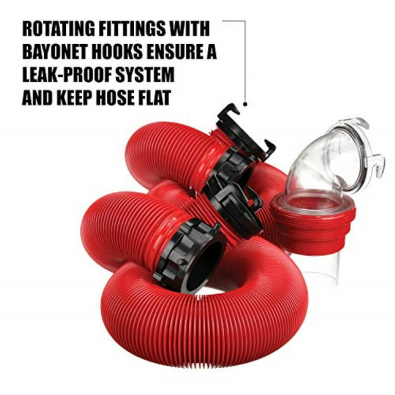 Free Shipping! Valterra EZ Coupler Deluxe Bayonet Sewer Hose Kit