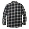 thumbnail image 3 of Brnmxoke Mens Thermal Quilted Lined Flannel Shirts Jackets 2023 Button Down Long Sleeve Shirt Cozy Warm Winter Flannel Coats Thickened Plaid Jacket, 3 of 7