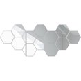 thumbnail image 1 of 12 Piezas Adhesivo Acrílico Espejo Adhesivo de Pared Espejos de Pared Calcomanías Salón Dormitorio Decoración 18416092mm (Plata) esquí esquí Gafas de esquí, 1 of 4