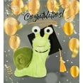 thumbnail image 5 of DolliBu Green Snail Graduation Plush Toy - Super Soft Plush Graduation Stuffed Animal Dress Up with Gown & Cap with Tassel Outfit - Congratulatory Graduation Gift - 7 Inches, 5 of 6