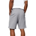 thumbnail image 3 of Mens Waffle Corduroy Shorts Elastic Waist Drawstring Casual Texture Lightweight Short Summer Beach Pants with Pockets White L, 3 of 3