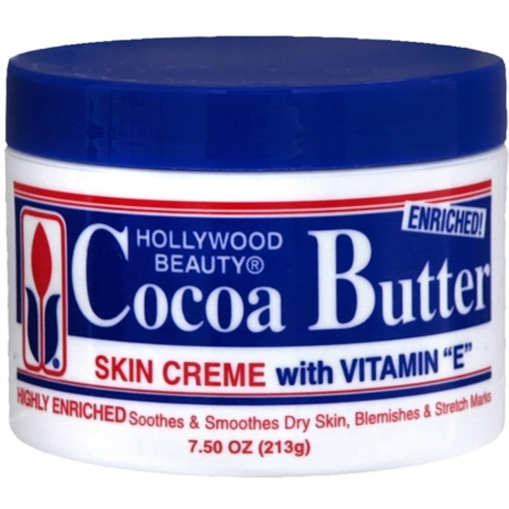 2 Pack Hollywood Beauty Cocoa Butter Skin Creme 7.50 oz