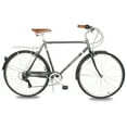 thumbnail image 7 of Tracer Osaka Men's Hybrid City Bike 23" Grey Steel Frame Shimano 7 Speed 28" Wheels, 7 of 7