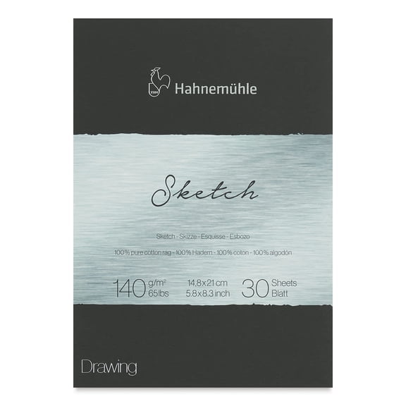 Hahnemühle The Collection Sketch Paper Pad - 5.8" x 8.3", 30 Sheets