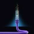 thumbnail image 2 of Cat 6 Ethernet Cable 75 Ft, 100% Pure Copper, Cat6 Cable LAN Cable, Internet Cable, Patch Cable and Network Cable - UTP (Purple) 75 Feet, 2 of 7