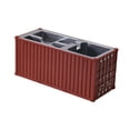 thumbnail image 2 of Rongfmy Contenant d'Expédition Porte-Stylo Compact Multifonction Boîte de Rangement Brun, 2 of 8