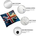 thumbnail image 6 of nygtbtfer Great Britain British Flag Throw Pillow White, 6 of 7