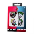 thumbnail image 2 of DC Comics: Joker Harley Quinn Face, Original Artwork - Enamel Pin Set for Unisex (4 Pieces), 2 of 3