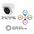 thumbnail image 4 of HiLook Turret TURBOHD 2 MP Para Uso en Interior Con 20 mts IR EXIR Para Vision Nocturna Compatibilidad con 4 Tecnologías TVI / AHD / CVI / CVBS Modelo THC-T120-PC, 4 of 5