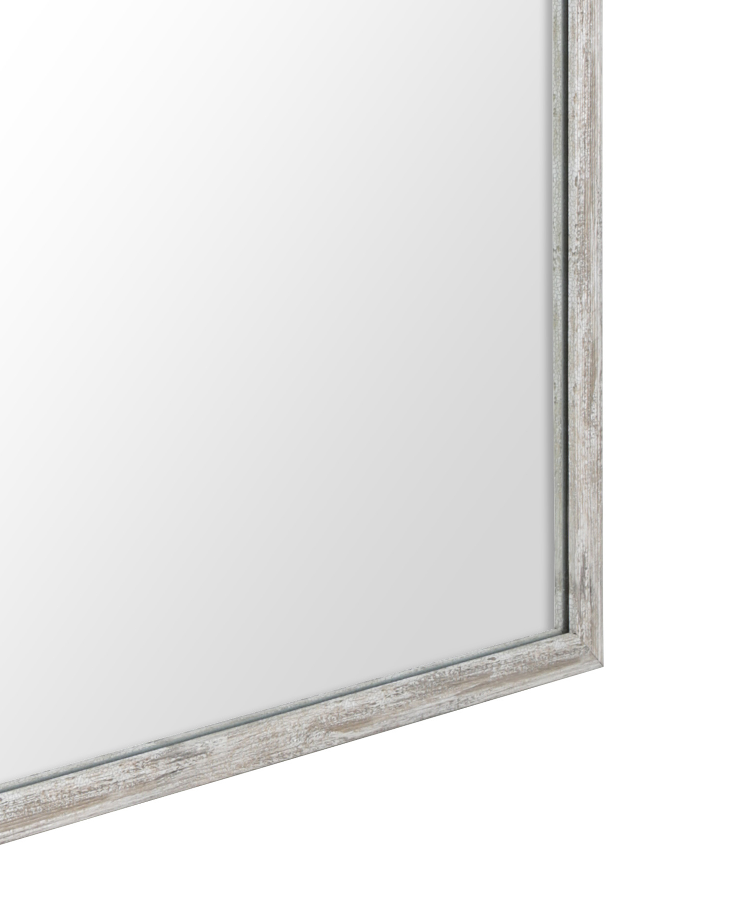 Mainstays 23 x 29 Rectangle Decorative Wall Mirror, Champagne Crackle photo 4