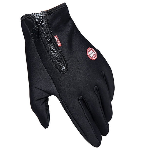 Guantes de invierno para hombres y mujeres, para deportes al aire libre, para montar a caballo, cálidos, resistentes al viento, con dedos completos, impermeables, para pantalla táctil