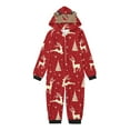 thumbnail image 3 of Odeerbi Christmas Onesie Pajamas for Family Holiday Sleep Jumpsuit Long Sleeve Family Christmas Pajamas Matching Sets Kids Printed Loungewear Jumpsuit Sleepwear Xmas PJs Set Red, 3 of 6