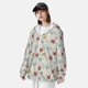 thumbnail image 3 of Balery Funny Cat White Sudadera ligera de manga larga con capucha y protección solar UPF 50+ para hombre y mujer, ideal para pesca y running-Large, 3 of 7