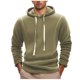 thumbnail image 1 of Sudadera con capucha para hombre, informal, lisa, gruesa, con cordón elástico, cierre de manga larga, blusa con capucha, blusa de poliéster para hombre, 1 of 4