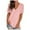 Pink, variant on womens tops clearance under $5 LAWOR Tops For Women Women'S Casual Comfort V-Neck Solid Loose Fit Short Sleeve T-Shirt Tops