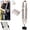 White A, variant on Phone Strap with Zippered Pouch, Clip and Go Strap for Phone with Wallet Crossbody, Cross Body Phone String with Zipper Wallet Pouch, Adjustable Phone Strap Crossbody (Champagne)